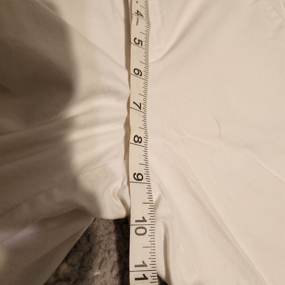 Retro GAP hiphugger wide leg white denim pants sz 10 - Picture 10 of 11